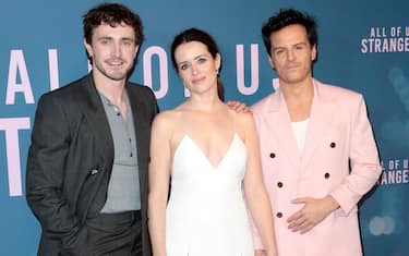LONDON, ENGLAND - JANUARY 23: Paul Mescal, Claire Foy and Andrew Scott attend the UK Gala Screening of "All Of Us Strangers" at BFI Southbank on January 23, 2024 in London, England. (Photo by John Phillips/Getty Images)