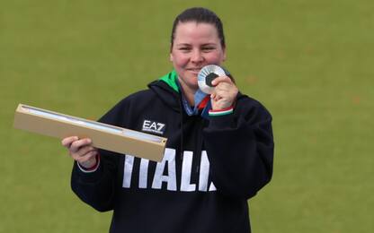 Olimpiadi, Silvana Stanco vince l'argento nel trap del tiro a volo