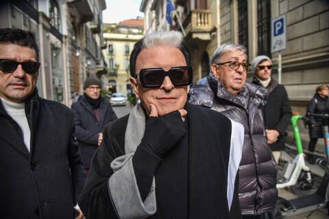 MAlgioglio alla camera ardente di Ornella Vanoni al Piccolo Teatro, l arrivo del feretro Milano 23 Novembre 2025
ANSA/MATTEO CORNER
