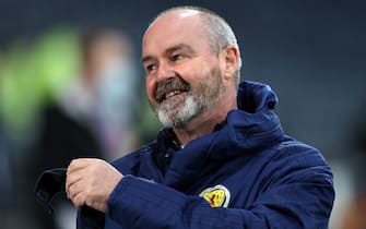 Scotland head coach Steve Clarke before the 2022 FIFA World Cup Qualifying match at Hampden Park, Glasgow. Picture date: Wednesday March 31, 2021.