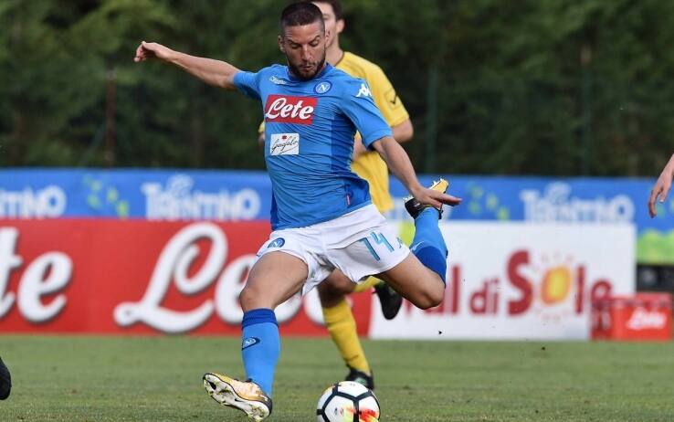 Napoli 17 gol alla Bassa Anaunia 6 reti per Mertens tris di Milik Sky Sport