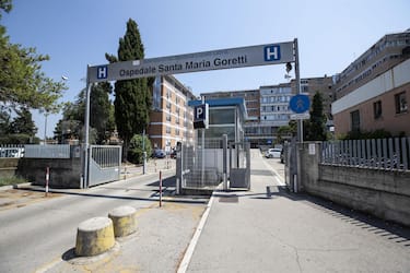 Una veduta esterna dell'ospedale Santa Maria Goretti, Latina, 30 luglio 2018.
ANSA/MASSIMO PERCOSSI