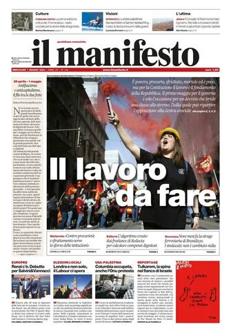 Rassegna stampa 1 maggio