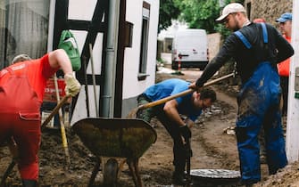 Soccorsi in Germania dopo l'alluvione