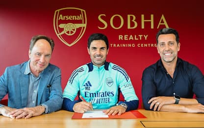 Arsenal, ufficiale il rinnovo di Arteta