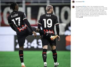 Il messaggio d'addio di Leao a Theo