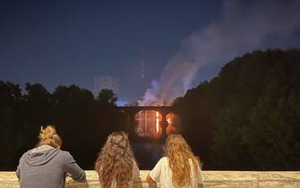 incendio ponte roma