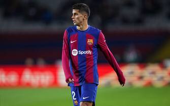 Joao Cancelo of FC Barcelona during the La Liga EA Sports match between FC Barcelona and Atletico de Madrid played at Lluis Companys Stadium on December 03, 2023 in Barcelona, Spain. (Photo by Bagu Blanco / pressinphoto / Sipa USA)PHOTO)