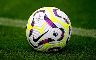 KIRKBY, ENGLAND - JULY 07: (THE SUN OUT, THE SUN ON SUNDAY OUT) Premier league 2024 2025 match ball during a training session at AXA Training Centre on July 07, 2024 in Kirkby, England. (Photo by Andrew Powell/Liverpool FC via Getty Images)