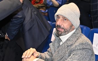 Gianluca Vialli e Roberto Mancini durante il primo giorno della 40/a edizione del Torino film festival, 26 novembre 2022 ANSA/ALESSANDRO DI MARCO 
