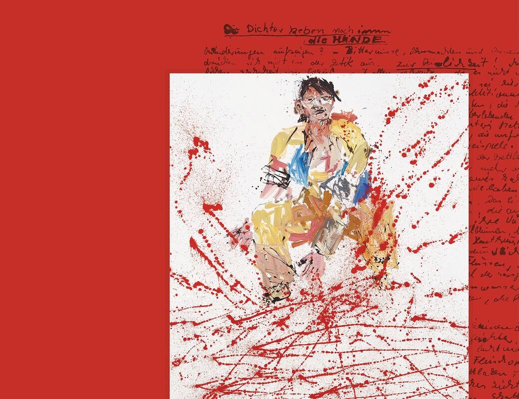 Un dettaglio della copertina di “Georg Baselitz”