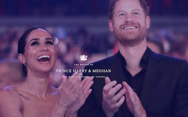 Screen grab of Sussex.com web site’s home page. Meghan Markle and Prince Harry just got an online makeover. The Duke and Duchess of Sussex quietly launched a new website, Sussex.com, on Monday. The site encompasses the latest news about the couple, bios for Harry, 39, and Meghan, 42, as well as links to their Archewell Foundation organization and Archewell Productions hub. The homepage features a photo of Prince Harry and Meghan in Germany at the 2023 Invictus Games closing ceremony in September. The image of the duo smiling and clapping is a favorite of the pair, as they also chose it as the picture for their holiday card last year. Photo via ABACAPRESS.COM