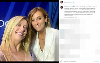 Beatrice Venezi e Giorgia Meloni