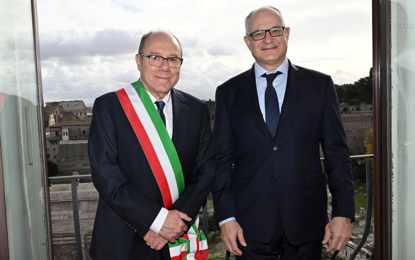 Sindaco Roma Carlo Verdone sindaco di Roma per un giorno. FOTO I Sky TG24