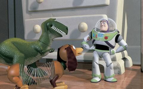 Una scena di Toy Story