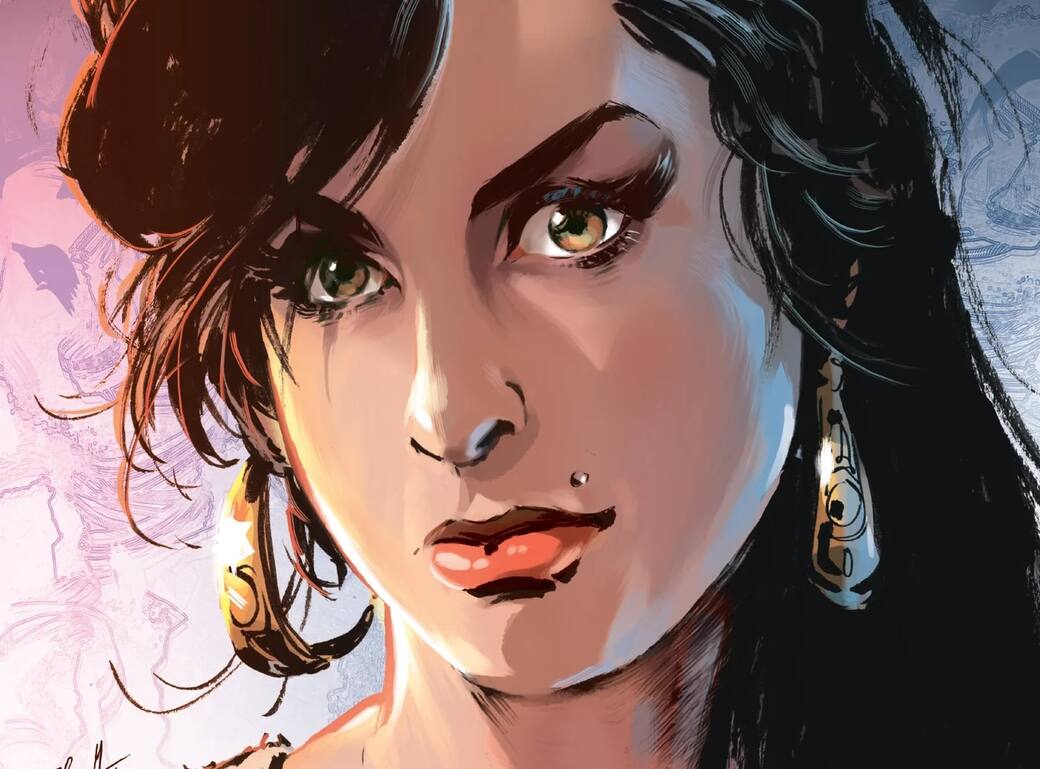 Un dettaglio della copertina di “Amy Winehouse in Comics”