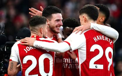 L'Arsenal vince ed è prima. Oggi Liverpool-City