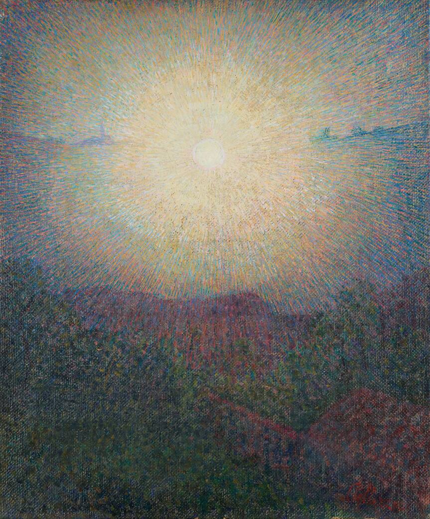 Giuseppe Pellizza, Il sole (studio), 1903-1904, Olio su tela