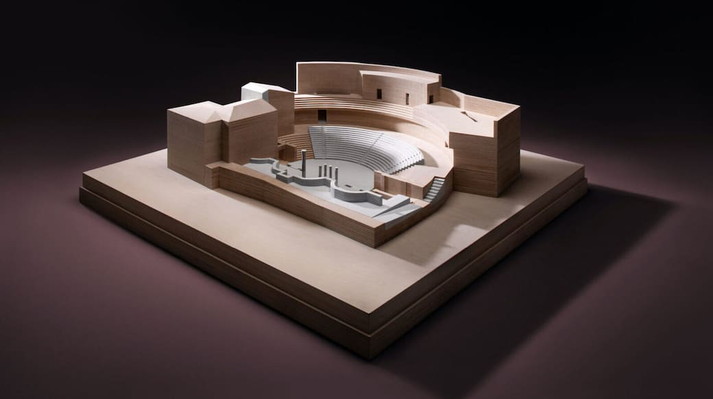 DCA. Teatro Romano. Foto Modello, Laterale. Credits Alberto Parise