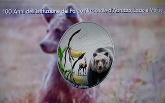 La moneta dedicata al Parco Nazionale d'Abruzzo