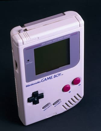 JAPAN - SEPTEMBER 04:  Hand-held games console with 'Tetris' game cartridge, made by Nintendo, Japan.  (Photo by SSPL/Getty Images)