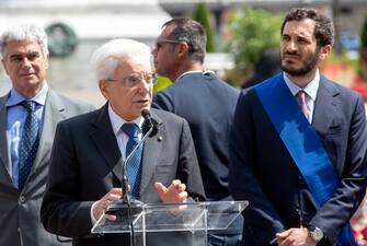 Il Presidente della Repubblica Sergio Mattarella nel corso della visita a Forlì, 30 maggio 2023.  ANSA/PAOLO GIANDOTTI - UFFICIO STAMPA PER LA STAMPA E LA COMUNICAZIONE DELLA PRESIDENZA DELLA REPUBBLICA ++HO - NO SALES EDITORIAL USE ONLY++ NPK++