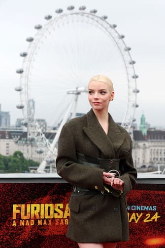 LONDON, ENGLAND - MAY 18: Anya Taylor-Joy attends the "Furiosa: A Mad Max Saga 2024" photocall at The Corinthia Hotel on May 18, 2024 in London, England. (Photo by Tristan Fewings/Getty Images)