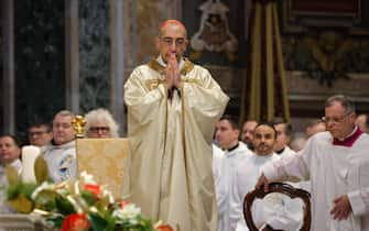 Cardinal Baldassare Reina presides over a Holy Mass for the open the Holy Door in St Giovanni's Basilica, in Rome, Italy, 29 December 2024. ANSA/GIUSEPPE LAMI