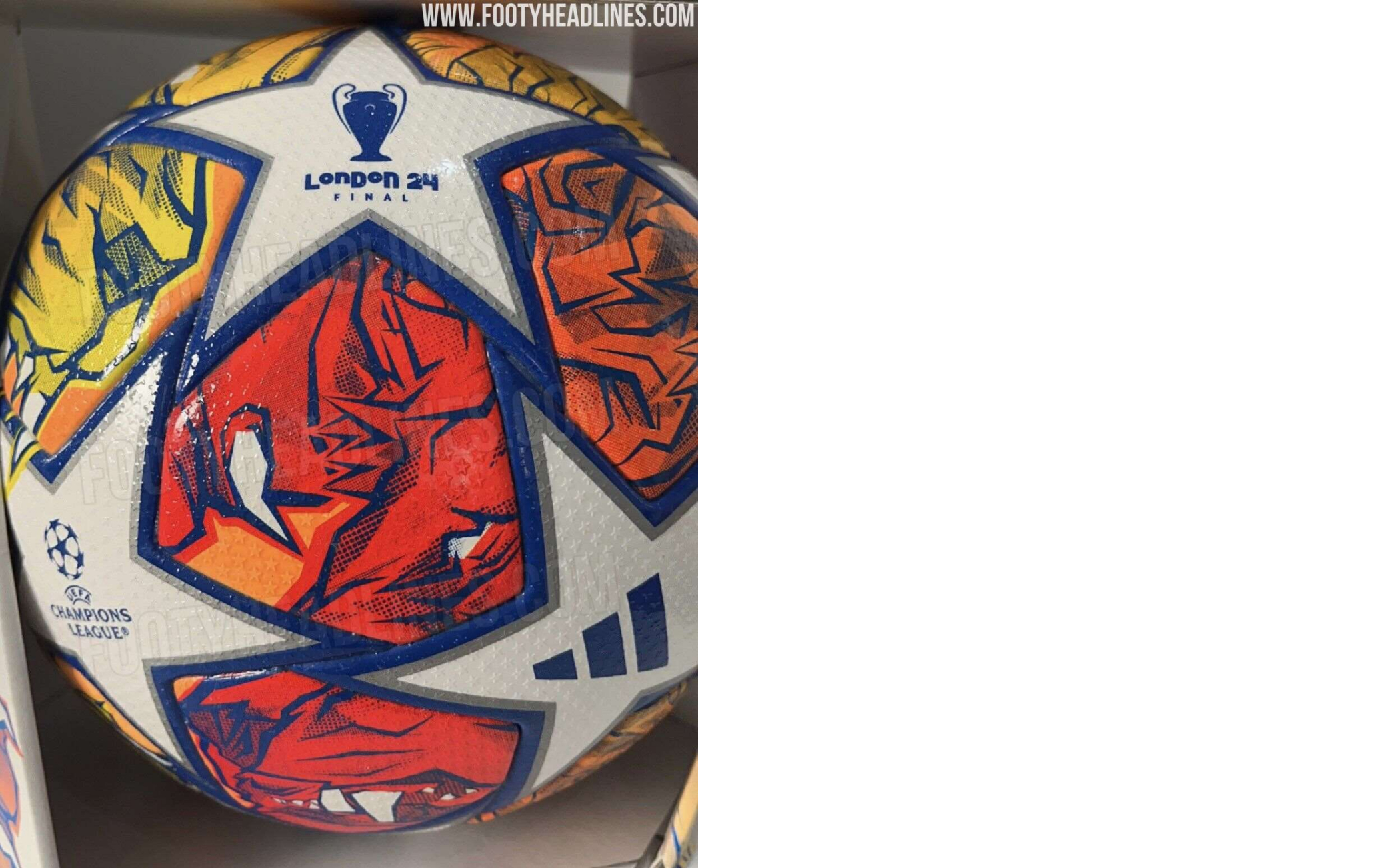 Champions League, svelato il pallone della finale 2024 a Londra. FOTO