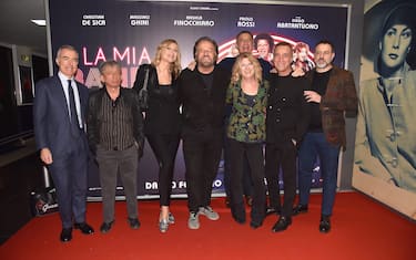 Roma , Cinema Adriano Anteprima Del Film " La Mia Banda Suona Il Pop " , Nella foto: Cast " La Mia Banda Suona Il Pop "