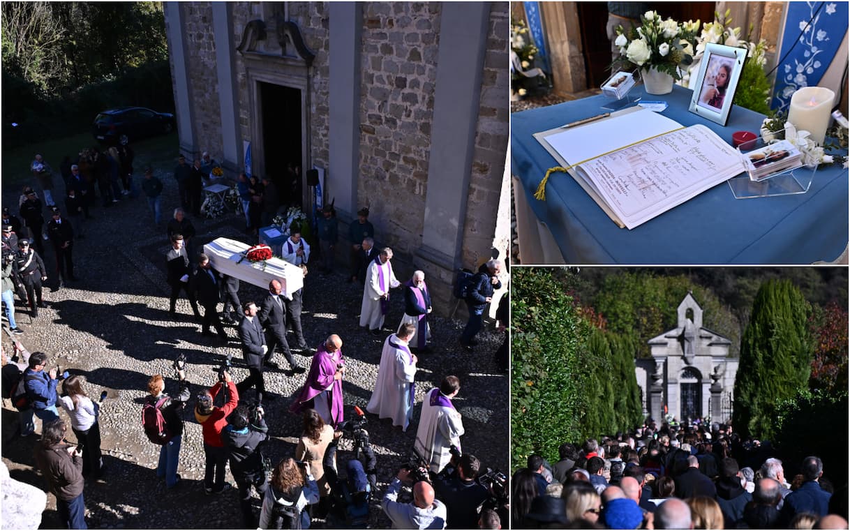 femminicidio pamela genini a strozza chiesa piena per i funerali della 29enne foto da Tg24.sky.it femminicidio pamela genini a strozza chiesa piena per i funerali della 29enne foto