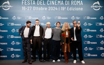 Gabriele Muccino con gli attori