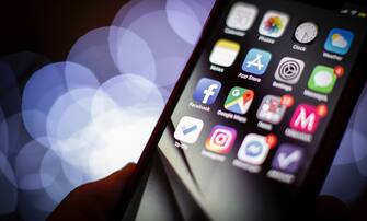 Lo schermo di uno smartphone
