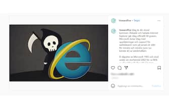 addio internet explorer meme