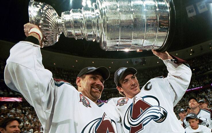 Ray Bourque e Joe Sakic Ray Bourque e Joe Sakic