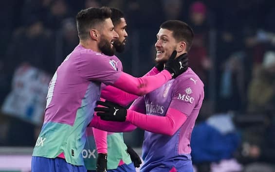 Milan, the numbers of Giroud and Jovic