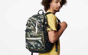 Straight Edge Backpack Print