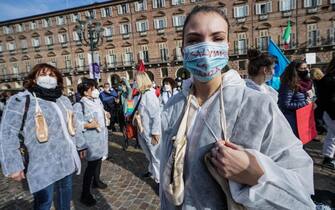 Protesta operatori spettacolo Torino