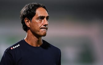 Frosinone's Italian coach Alessandro Nesta before the Italian Serie B play-off final soccer match Spezia Calcio vs Frosinone Calcio at Alberto Picco stadium in La Spezia, Italy, 20 August 2020
ANSA/SIMONE ARVEDA