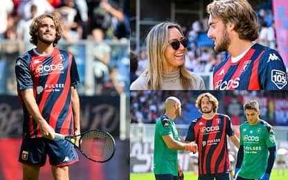 Tsitsipas...tifoso: a Marassi per Genoa-Roma