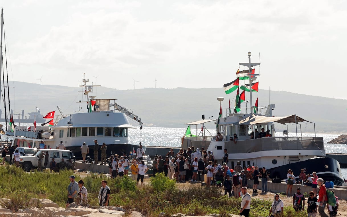Global Sumud Flotilla, partite da Augusta le barche per Gaza