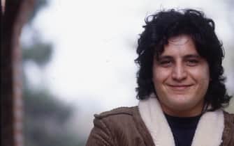 A close-up of a smiling Pino Daniele, italian singer-songwriter. Italy, 1980 (Photo by Angelo Deligio/Mondadori Portfolio via Getty Images)