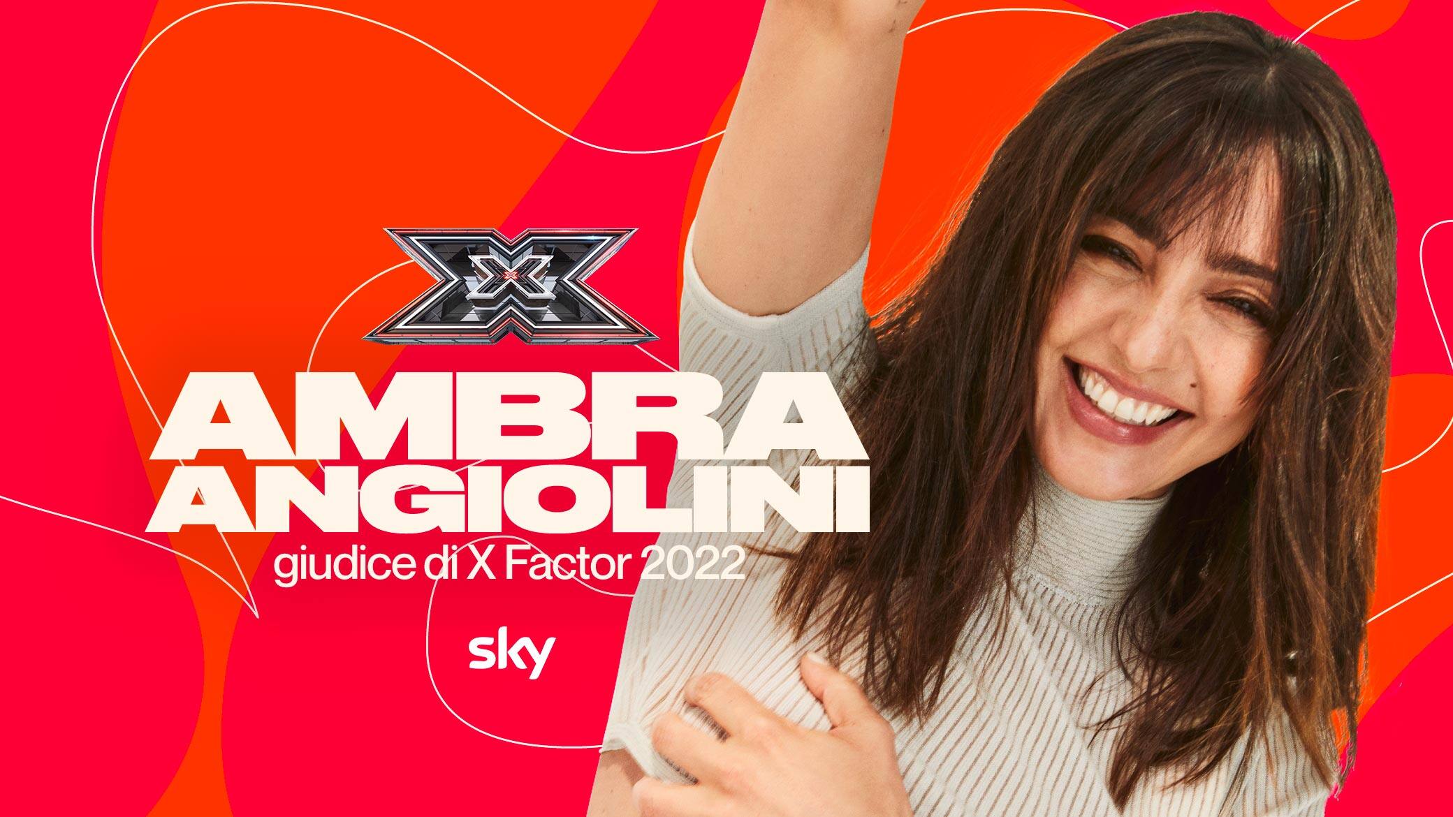 Ambra Angiolini giudice a X Factor 2022