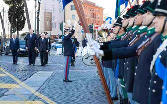 Il Presidente della Repubblica Sergio Mattarella in occasione della deposizione di una corona d’alloro sulla Tomba del Milite Ignoto nella ricorrenza del Giorno dell’Unità Nazionale e Giornata delle Forze Armate
(foto di Francesco Ammendola - Ufficio per la Stampa e la Comunicazione della Presidenza della Repubblica)