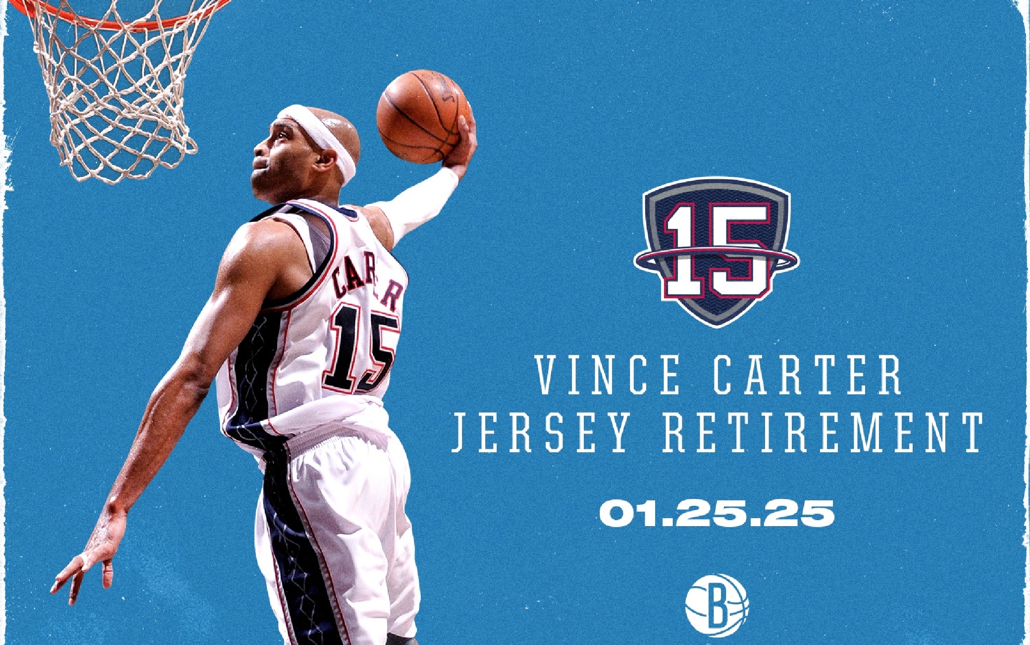 I Nets ritirano la maglia a Carter il 25 gennaio