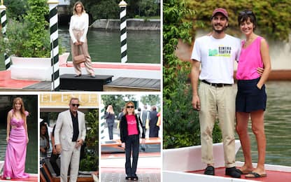 Mostra Cinema Venezia, da Costner a Marinelli e Huppert: look al Lido