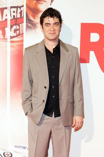 MILAN, ITALY - MARCH 13: Riccardo Scamarcio attends the photocall for "Race For Glory" on March 13, 2024 in Milan, Italy. (Photo by Stefania D'Alessandro/Getty Images)