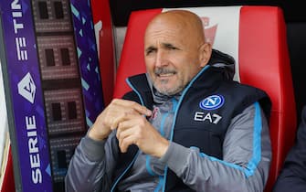 SSC Napoli's coach Luciano Spalletti  before  the Italian Serie A soccer match between AC Monza and SS Napoli at U-Power Stadium in Monza, Italy, 14 May 2023. ANSA / ROBERTO BREGANI