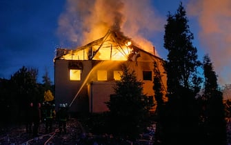 Case distrutte a Kharkiv