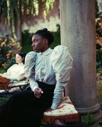 Suzy Bemba in POOR THINGS. Photo by Yorgos Lanthimos. Courtesy of Searchlight Pictures. © 2023 20th Century Studios All Rights Reserved.